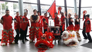 Leeuwendans voor: Opening Ceremony "The World Championship of Chinese Cuisine"